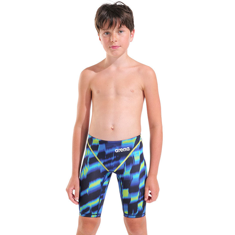Arena - Aqua Gleam Limited Edition Boys Powerskin ST Next Jammers – Aqua/Gleam