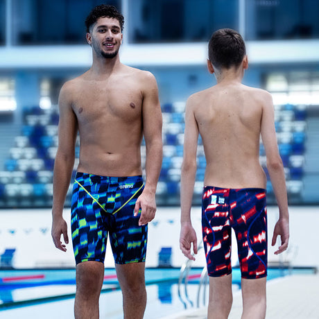 Arena - Aqua Gleam Limited Edition Boys Powerskin ST Next Jammers – Aqua/Gleam