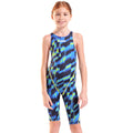 Arena - Aqua Gleam Limited Edition Girls Powerskin ST Next Open Back – Aqua/Gleam