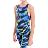 Arena - Aqua Gleam Limited Edition Girls Powerskin ST Next Open Back – Aqua/Gleam
