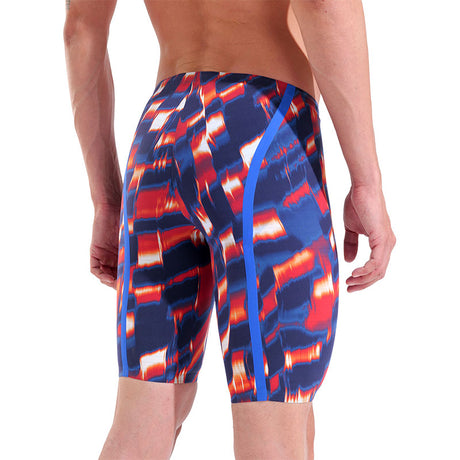 Arena - Aqua Gleam Limited Edition Men's Powerskin Carbon Air3 Jammer – Red/White/Blue
