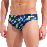 Arena - Aqua Gleam Limited Edition Men's Wave Swim Brief - Black/Multi