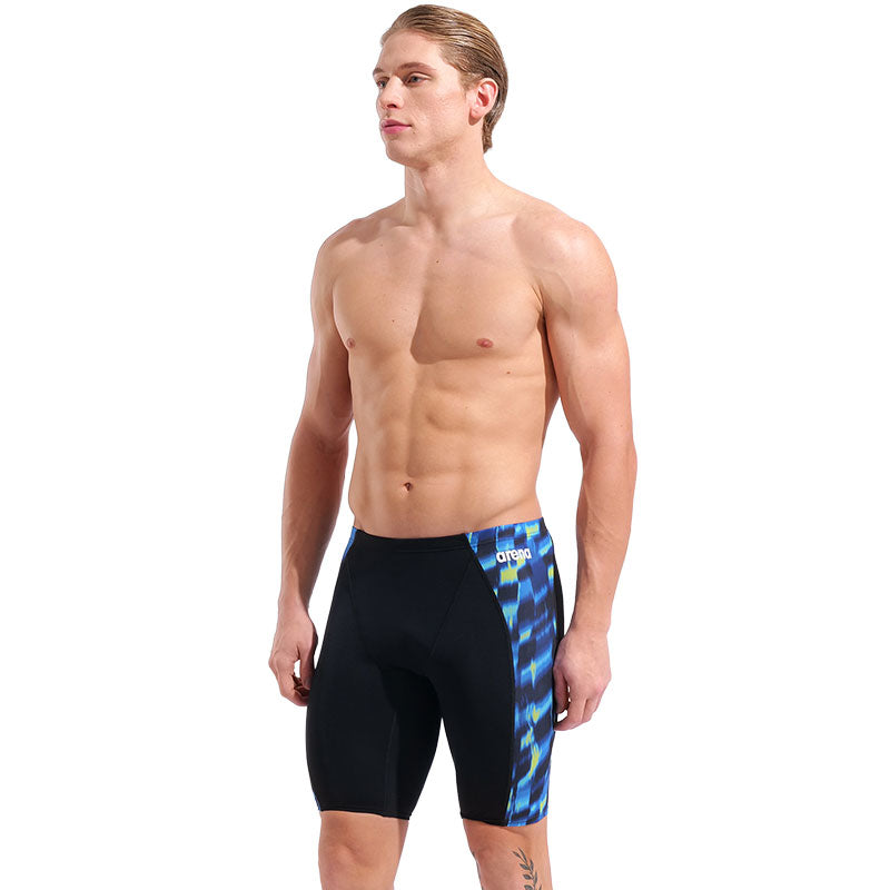 Arena - Aqua Gleam Limited Edition Men's Wave Swim Jammer - Black/Multi