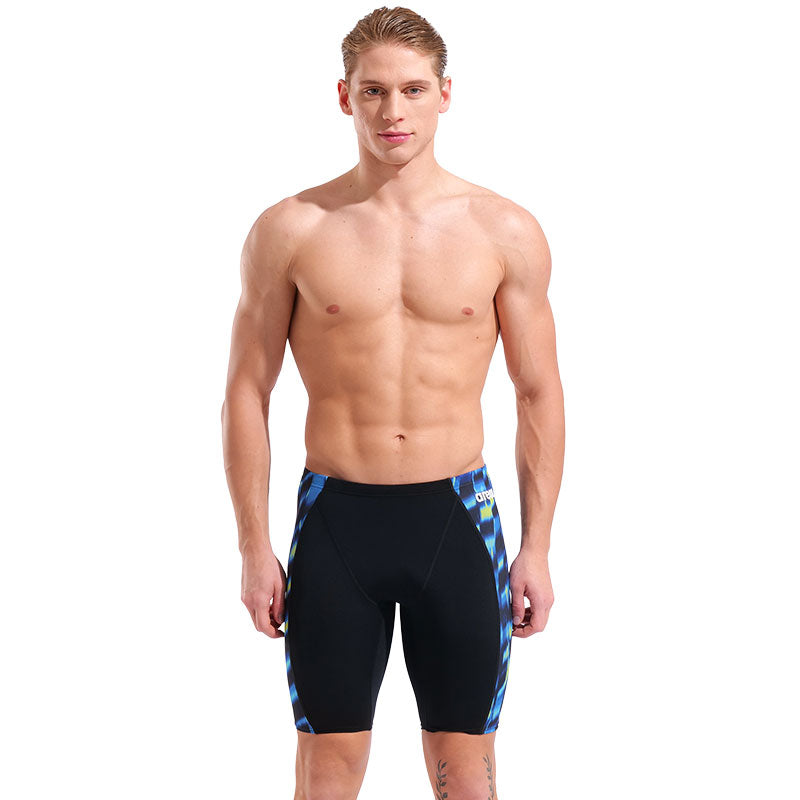 Arena - Aqua Gleam Limited Edition Men's Wave Swim Jammer - Black/Multi
