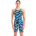 Arena - Aqua Gleam Limited Edition Women's Closed-Back Powerskin Carbon Air3 Kneeskin – Aqua/Gleam