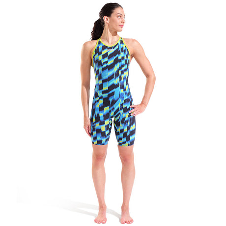 Arena - Aqua Gleam Limited Edition Women's Closed-Back Powerskin Carbon Air3 Kneeskin – Aqua/Gleam