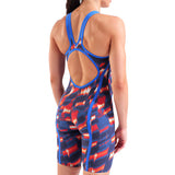 Arena - Aqua Gleam Limited Edition Women's Open-Back Powerskin Carbon Air3 Kneeskin – Red/White/Blue
