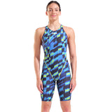 Arena - Aqua Gleam Limited Edition Women's Powerskin ST Next Open Back – Aqua/Gleam