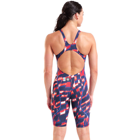 Arena - Aqua Gleam Limited Edition Women's Powerskin ST Next Open Back – Red/White/Blue
