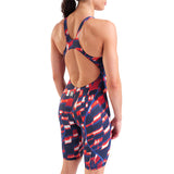 Arena - Aqua Gleam Limited Edition Women's Powerskin ST Next Open Back – Red/White/Blue