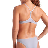 Arena - Bandeau Solid Bikini Two-Piece Ladies Swimsuit - Sea/White