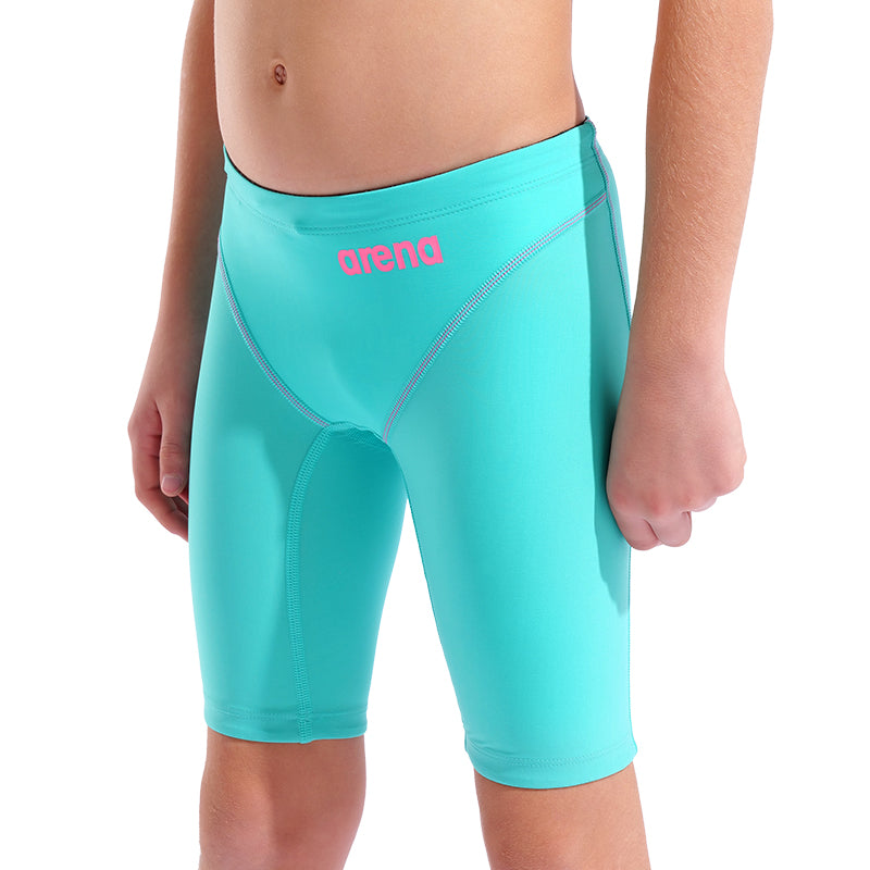 Arena - Boys Limited Edition Powerskin Impulso Jammers – Water/Shocking Pink