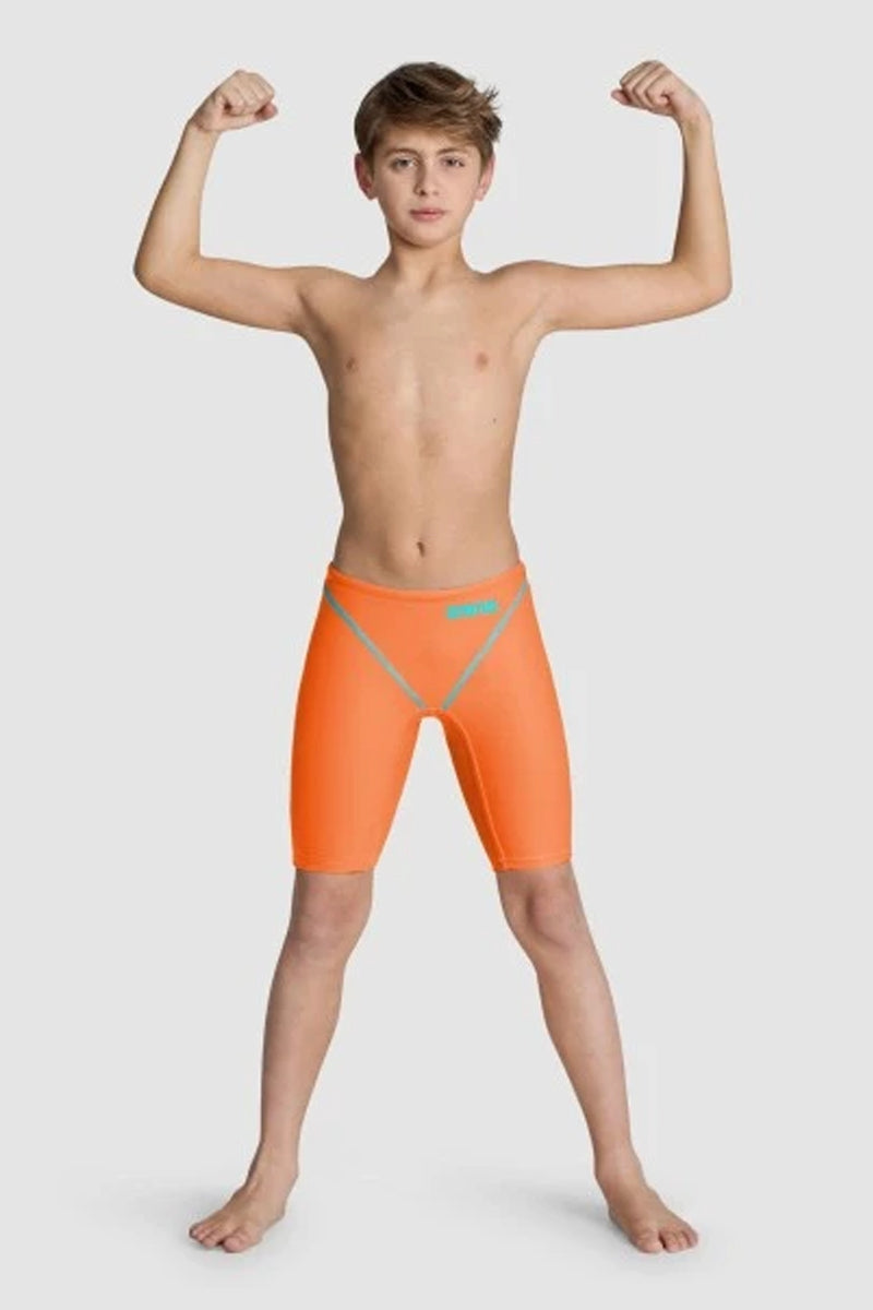 Arena - Boys Powerskin ST Next Jammers – Orange/Teal