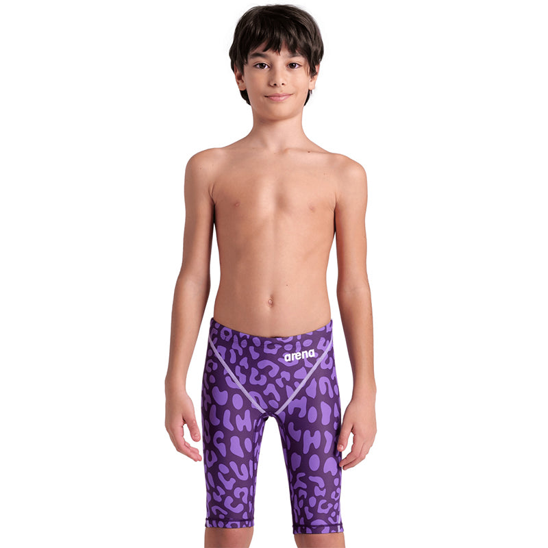 Arena - Boys Powerskin ST Next Leopard Jammers – Violet