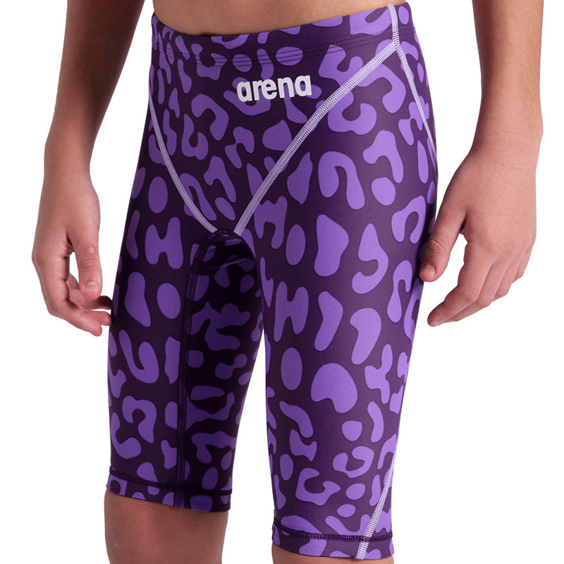 Arena - Boys Powerskin ST Next Leopard Jammers – Violet