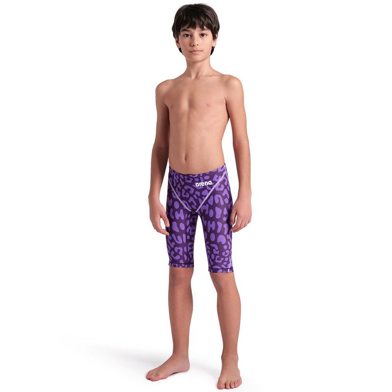 Arena - Boys Powerskin ST Next Leopard Jammers – Violet