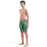 Arena - Boys Powerskin ST Next Snakeskin Jammers – Snake/Green