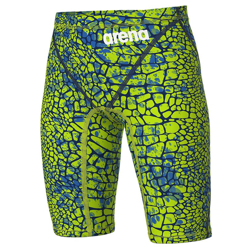 Arena - Boys Powerskin ST Next Snakeskin Jammers – Snake/Green