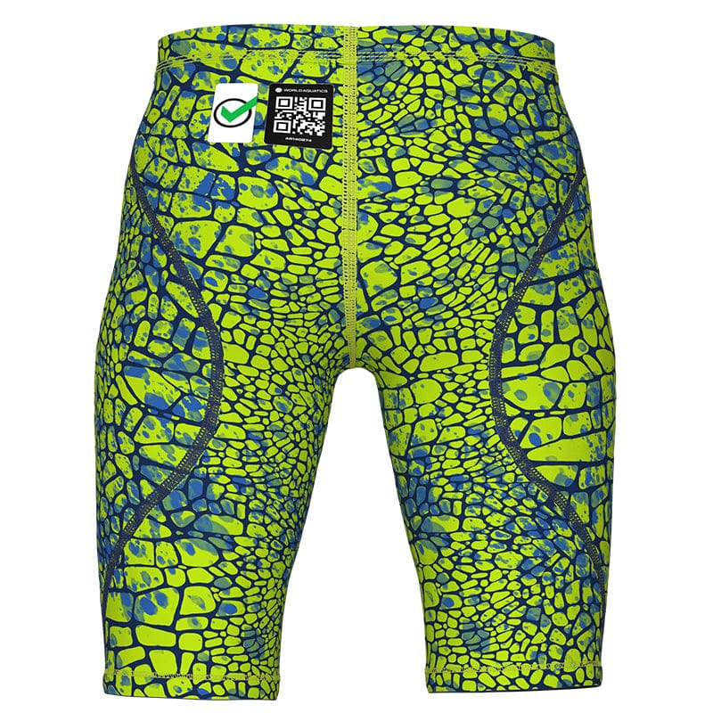 Arena - Boys Powerskin ST Next Snakeskin Jammers – Snake/Green