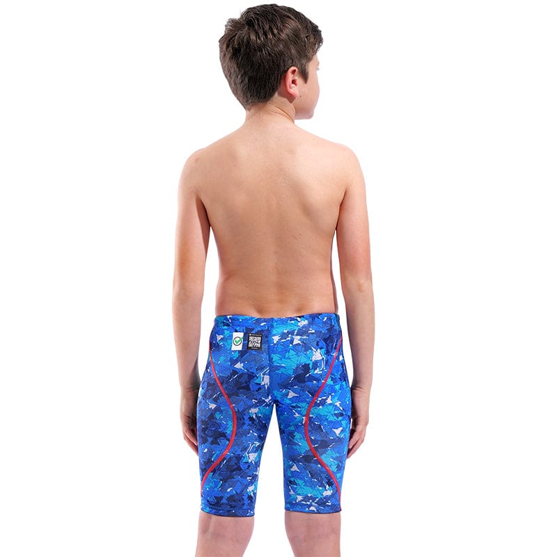 Arena - Boys Powerskin ST Next Splashy Jammers – Blue/Multi – Aqua