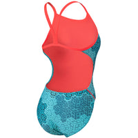 Arena - Camo Kikko Challenge Back Ladies Swimsuit - Red/Multi