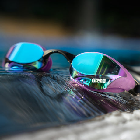 Arena - Cobra Core Swipe Mirror Goggle - Emerald/Plum/Black