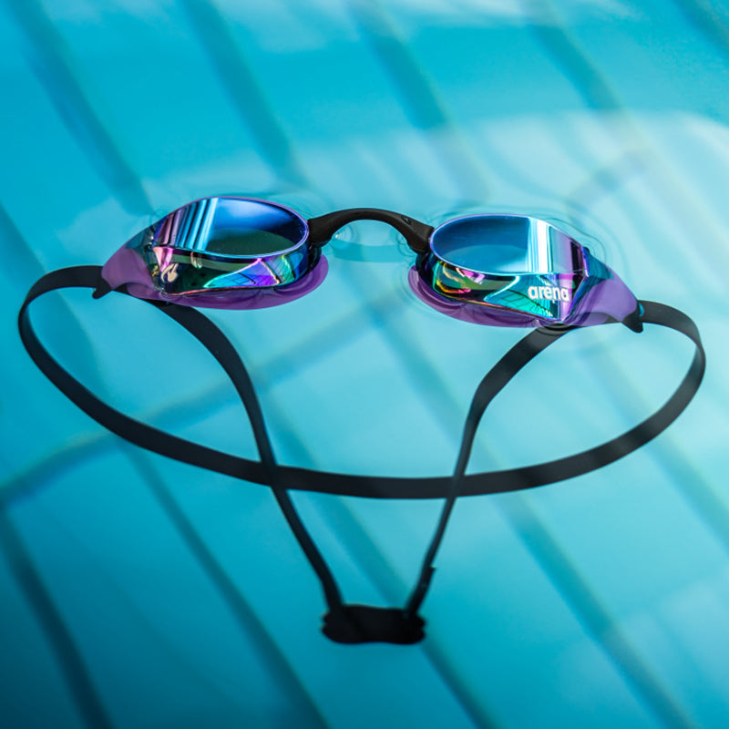 Arena - Cobra Core Swipe Mirror Goggle - Emerald/Plum/Black