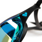 Arena - Cobra Edge Swipe Mirror Goggle - Aqua/Black