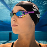 Arena - Cobra Edge Swipe Mirror Goggle - Emerald/Plum/Lime
