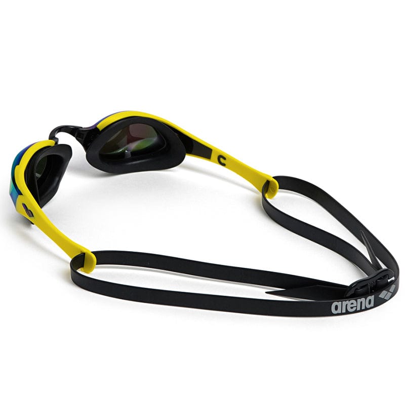 Arena - Cobra Edge Swipe Mirror Goggle - Emerald/Yellow/Black