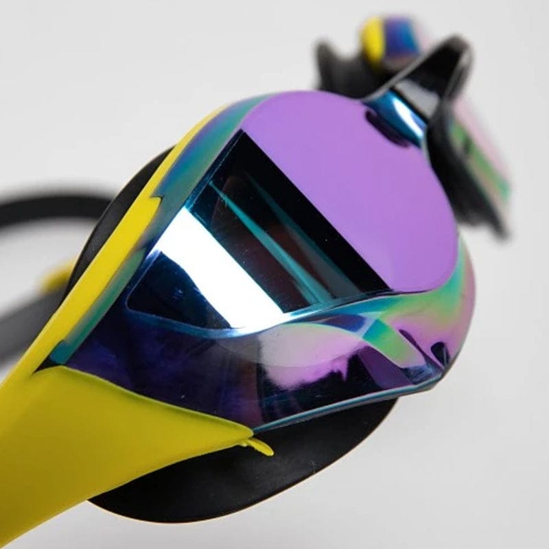 Arena - Cobra Edge Swipe Mirror Goggle - Emerald/Yellow/Black