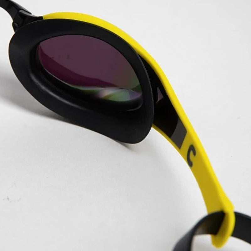 Arena - Cobra Edge Swipe Mirror Goggle - Emerald/Yellow/Black