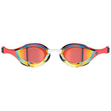 Arena - Cobra Edge Swipe Mirror Goggle - Gold/Red