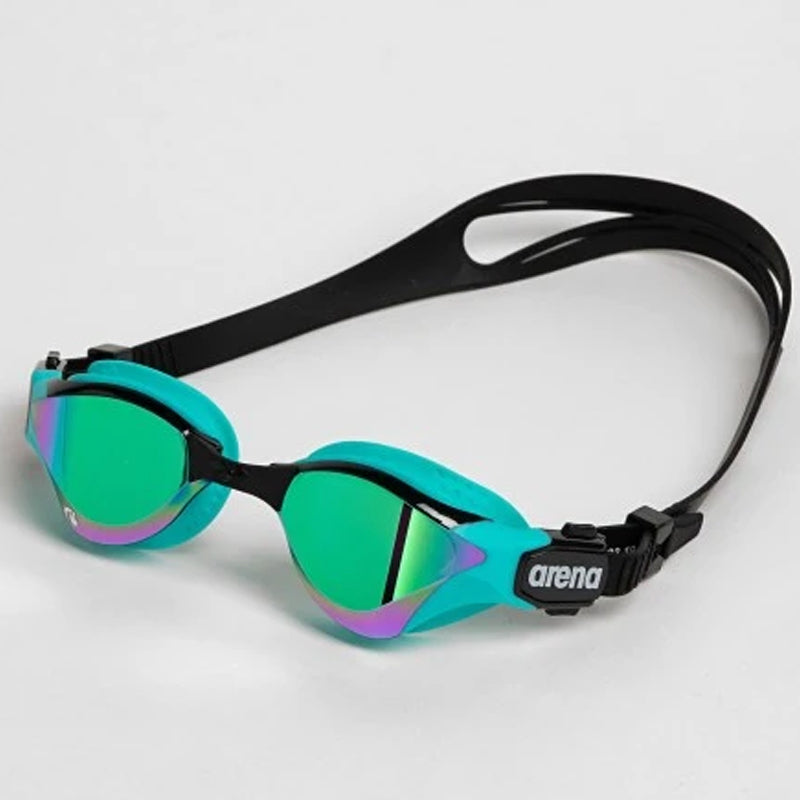 Arena - Cobra Tri Swipe Mirror Triathlon Goggles - Emerald-Peacock