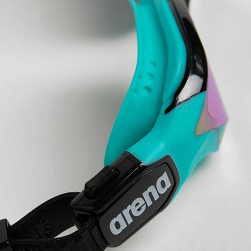 Arena - Cobra Tri Swipe Mirror Triathlon Goggles - Emerald-Peacock