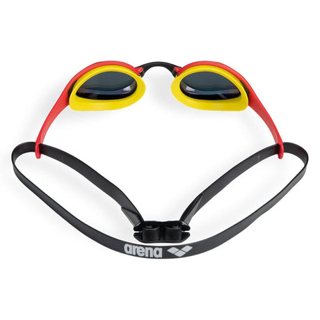 Arena - Cobra Ultra Swipe Mirror Goggles - Gold/Red