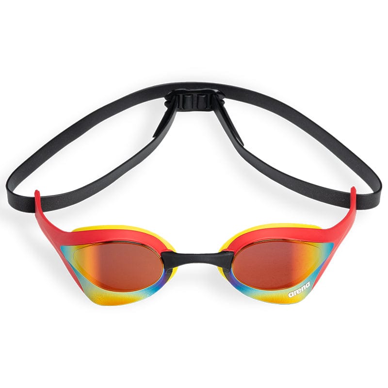 Arena - Cobra Ultra Swipe Mirror Goggles - Gold/Red