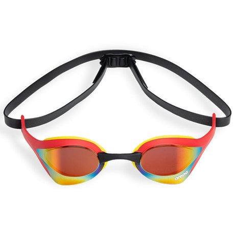 Arena - Cobra Ultra Swipe Mirror Goggles - Gold/Red