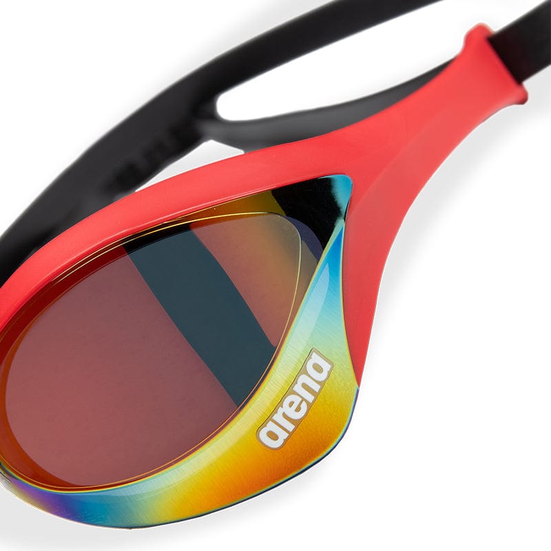 Arena - Cobra Ultra Swipe Mirror Goggles - Gold/Red