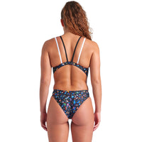 Arena - Confetti Swim Tech Multi Back Ladies Swimsuit - Black/Multi