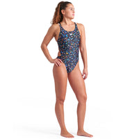 Arena - Confetti Swim Tech Multi Back Ladies Swimsuit - Black/Multi