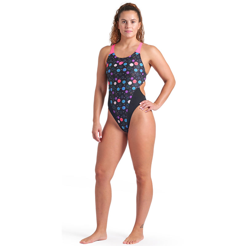 Arena - Contour Swim Tech Multi Back Ladies Swimsuit - Black/Multi