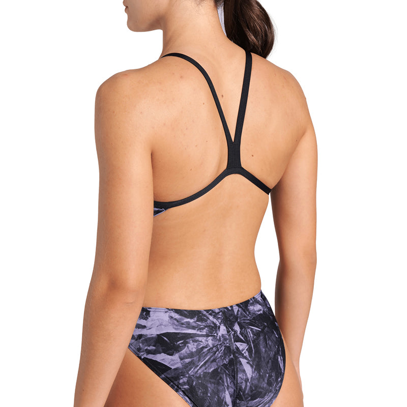 Arena - Crackle Challenge Back Ladies Swimsuit - Black/Team Black