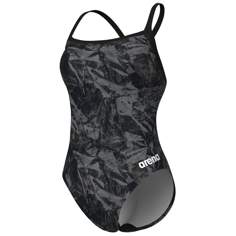 Arena - Crackle Challenge Back Ladies Swimsuit - Black/Team Black