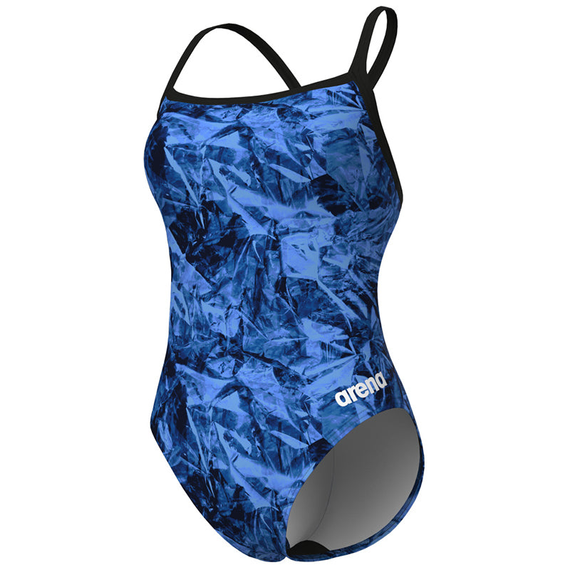 Arena - Crackle Challenge Back Ladies Swimsuit - Black/Team Royal