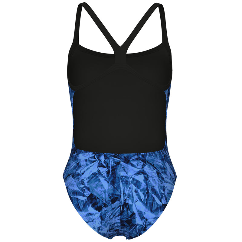 Arena - Crackle Challenge Back Ladies Swimsuit - Black/Team Royal