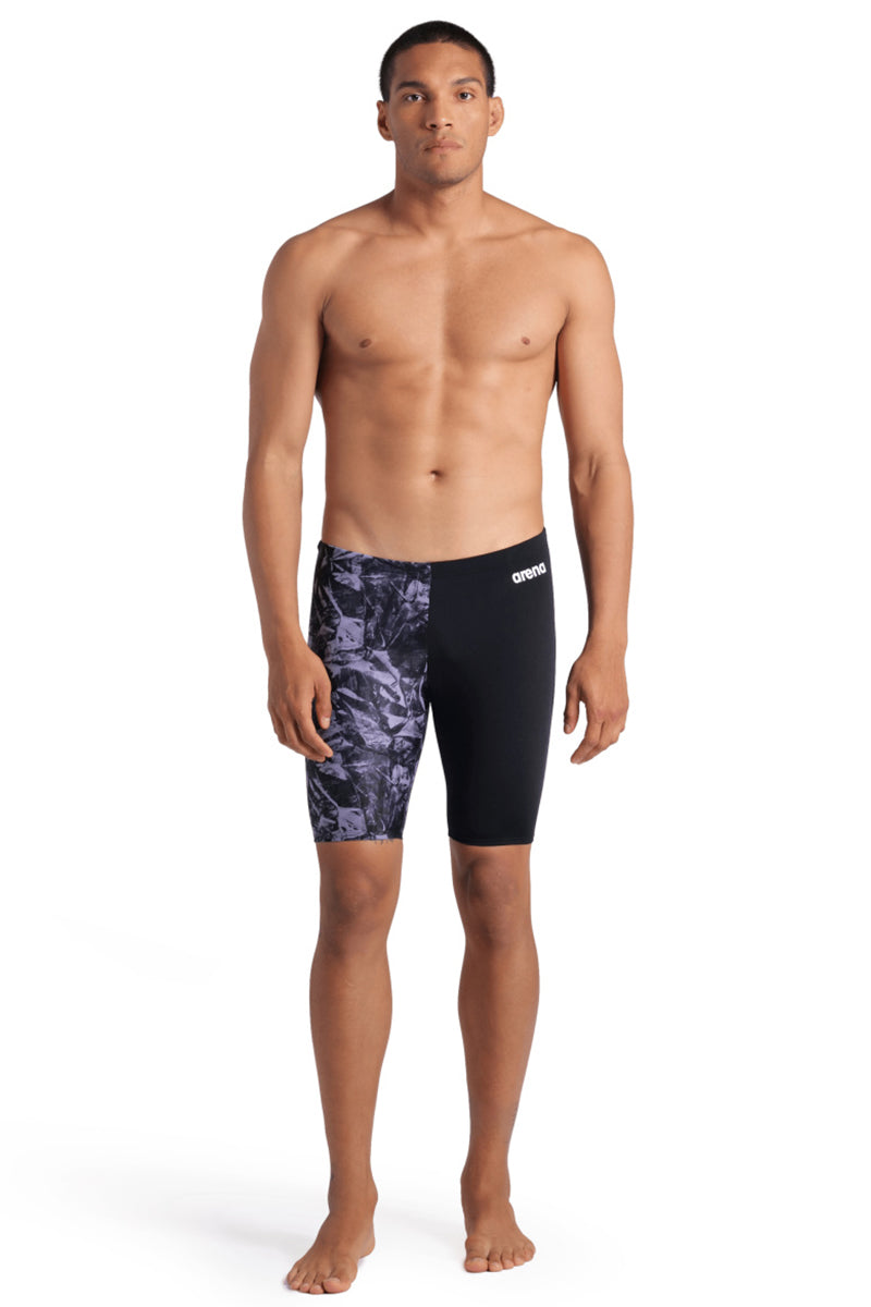 Arena - Crackle Swim Men's Jammer - Black/Team