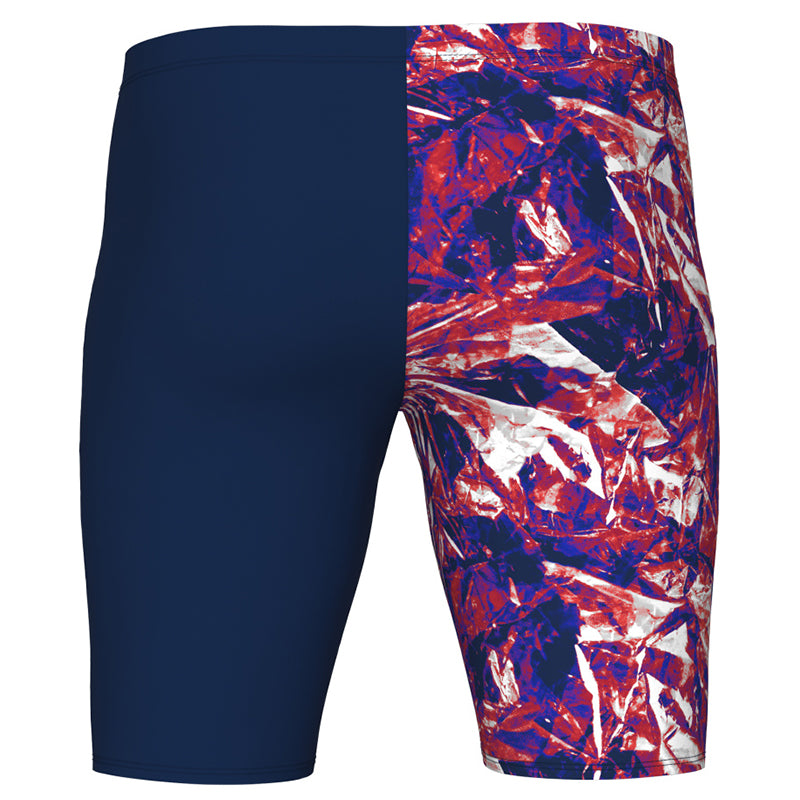 Arena - Crackle Swim Men's Jammer - Navy/Team Red