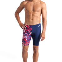 Arena - Crackle Swim Men's Jammer - Navy/Team Red