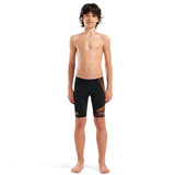 Arena - Design Swim Boy's Jammer - Black-Team Orange/Turquoise